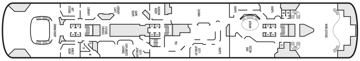 Deck 5 - Upper Promenade